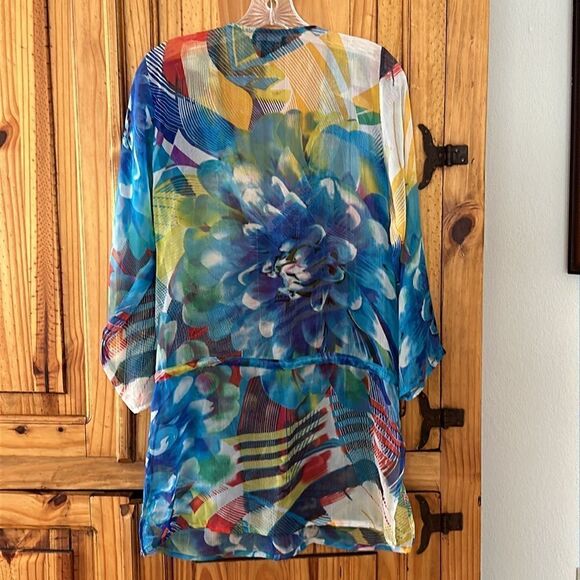 Fashion Fuse Sheer Jewel and Sequin Coverup - Picture 5 of 6